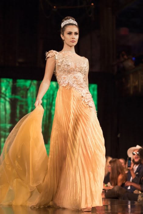 New York Fashion Week runway: "Regal Radiance"